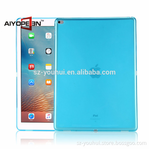 Factory wholesale UltraThin for ipad pro clear TPU matte case Soft TPU Case for apple Pro 12.9"